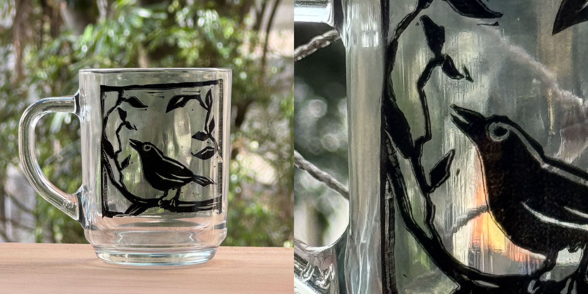 Caneca com gravura